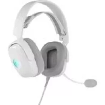 Headset QPAD GAMIAC HS71 bedrade hoofdband-headset USB Type-C, omsluitend, 20–20000 Hz, 2,2 m kabel, wit