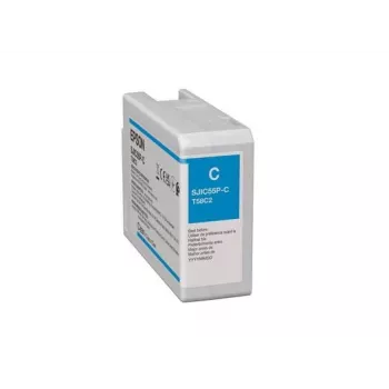 Epson SJIC55(C) inktpatroon 1 stuk origineel cyaan