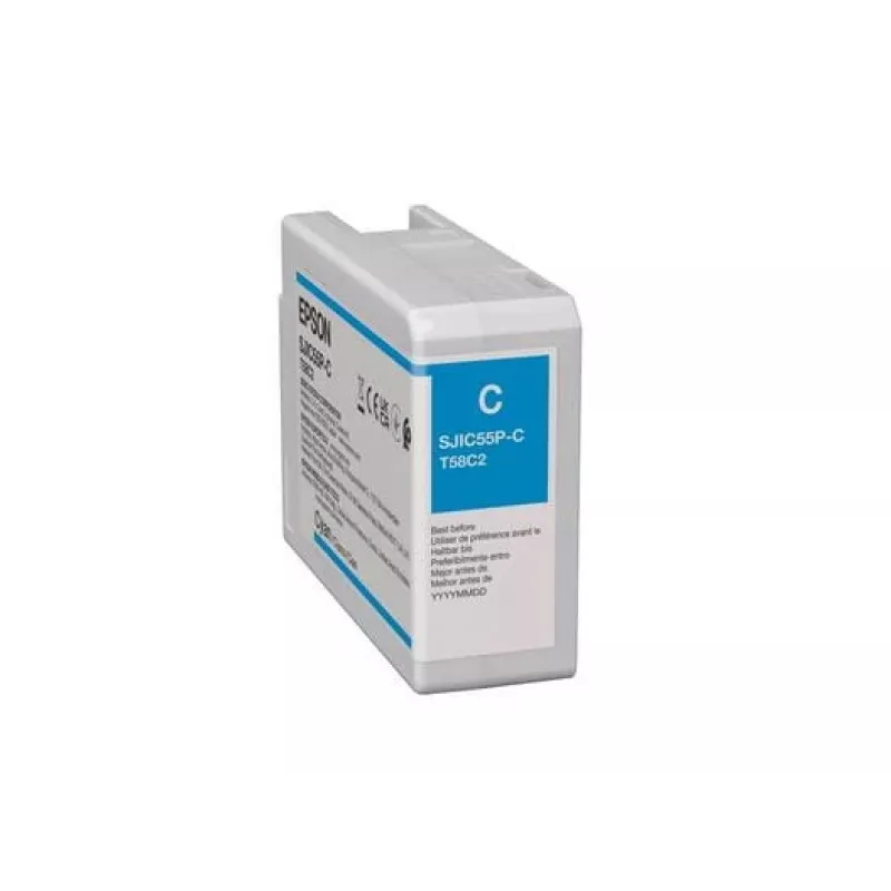 Epson SJIC55(C) inktpatroon 1 stuk origineel cyaan