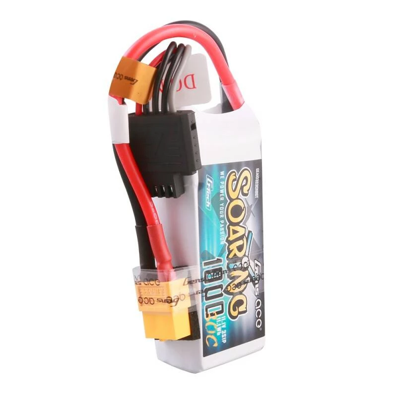 Batterij Gens ace Soaring 1000mAh 11,1V 30C 3S1P Lipo Pack