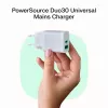 Voeding Green Cell PowerSource Solo30 30W wit — USB-C-oplader, 30 W uitgangsvermogen