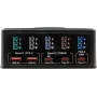 Multiport-oplader Exsys EX-1106 160W, zwart, meerdere USB-uitgangspoorten