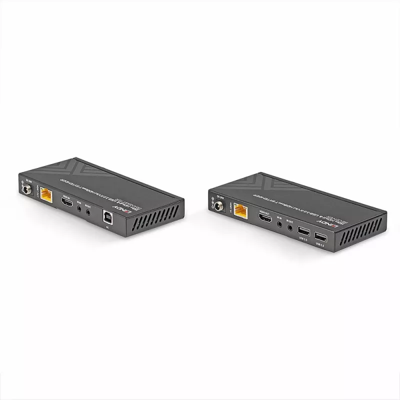 Lindy 150m Cat.6 HDMI 4K60, USB 2.0 & IR HDBaseT KVM-extender