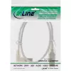 Microconnect USBAB5ANGLED-L USB-kabel USB 2.0 5 m USB A USB B wit
