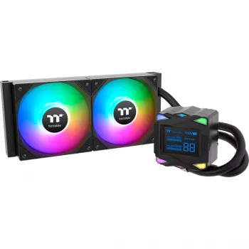 Vloeistofkoelingsset Thermaltake LA240-S ARGB 12 cm zwart