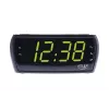 Wekkerradio Adler AD 1121 — wekkerradio, FM/AM-tuner, LED-display, batterijback-up, zwart