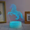 Manta SNL116RGB RGB 3D paarden decoratie LED-lamp