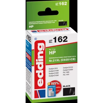EDDING EDD-162 - compatibel - zwart - HP - enkele verpakking - HP Deskjet 3910 HP Deskjet 3920 HP Deskjet 3930 HP Deskjet 3940 HP Deskjet D1300 serie HP