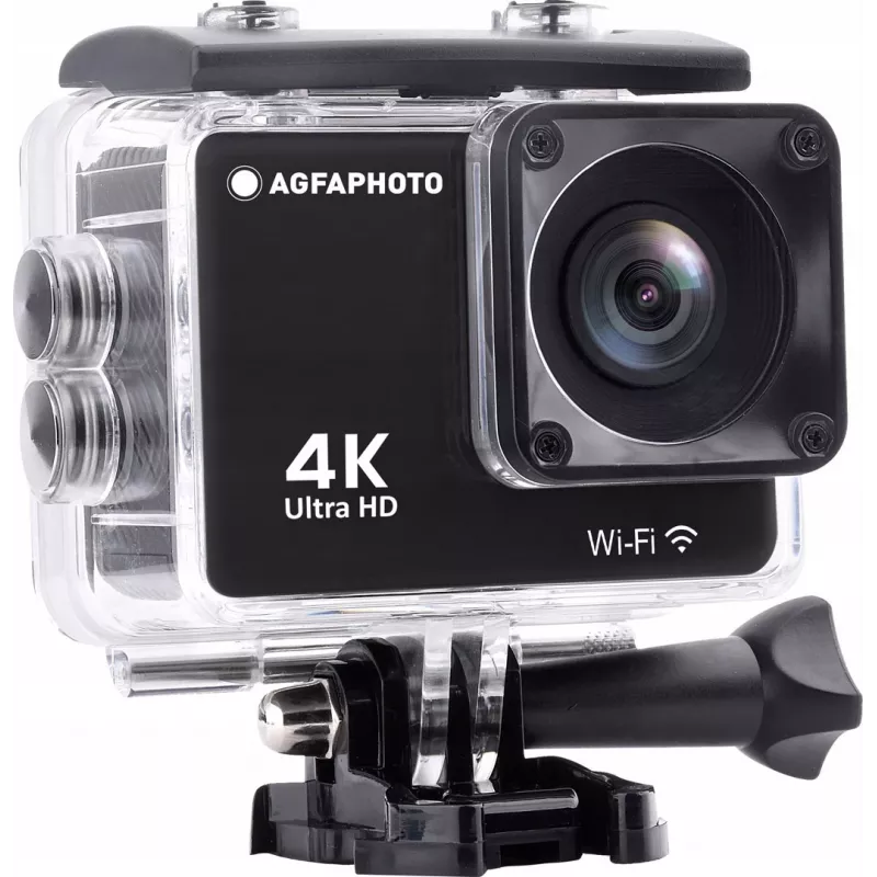 AgfaPhoto actioncam 4K, waterdicht, Wi-Fi, slow motion/timelapse (AC9000BK)