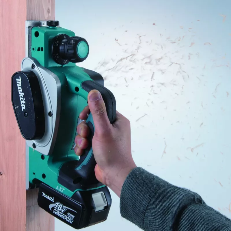Makita DKP180Z elektrische handschaaf zwart, blauw 14000 tpm