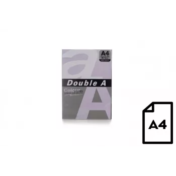 Kleurenpapier Double A, 80 g, A4, 500 vel, lavendel