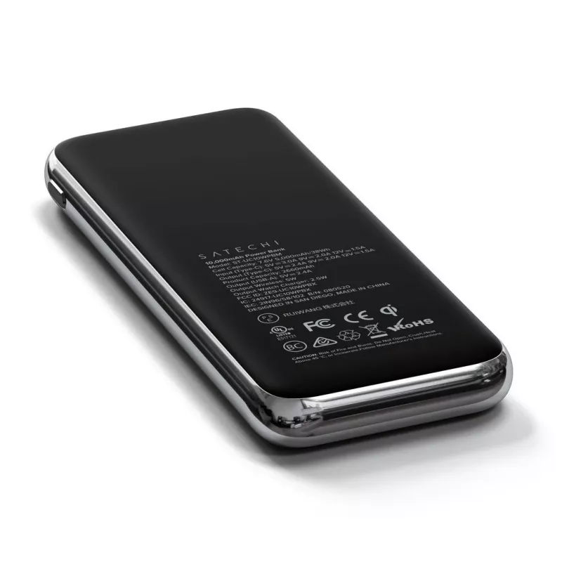 Satechi Quatro draadloze powerbank ST-UC10WPBM, 10000 mAh, zwart