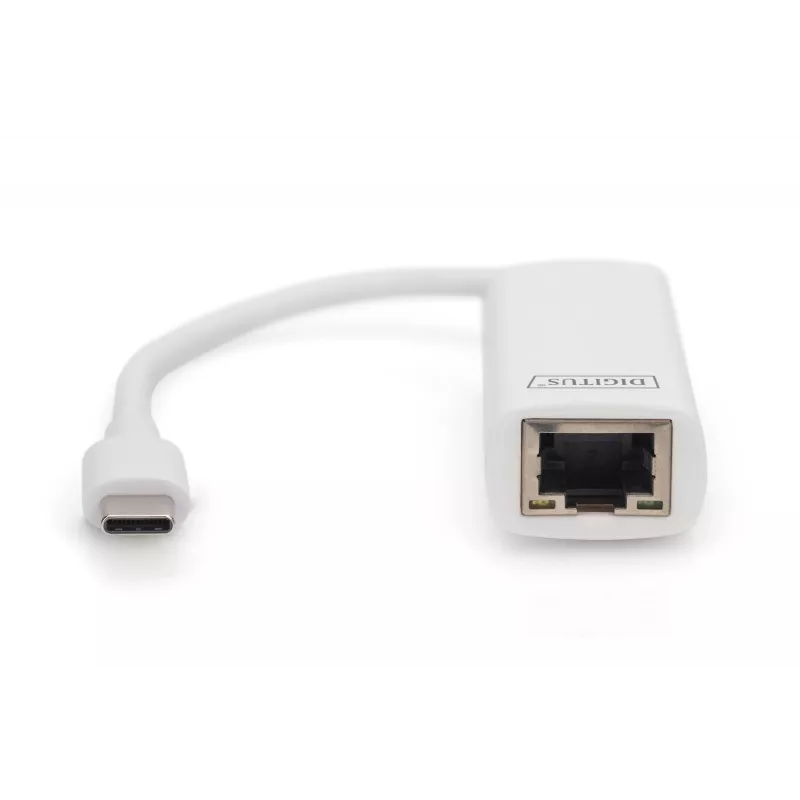 Digitus DN-3024 USB 3.0-adapter 20 cm 1x USB-C naar 1x RJ45 afgeschermd