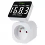 Energie-wattmeter GreenBlue GB620E voor 220V-net, max. 16 A, insteekbare stroom-/energiemeter