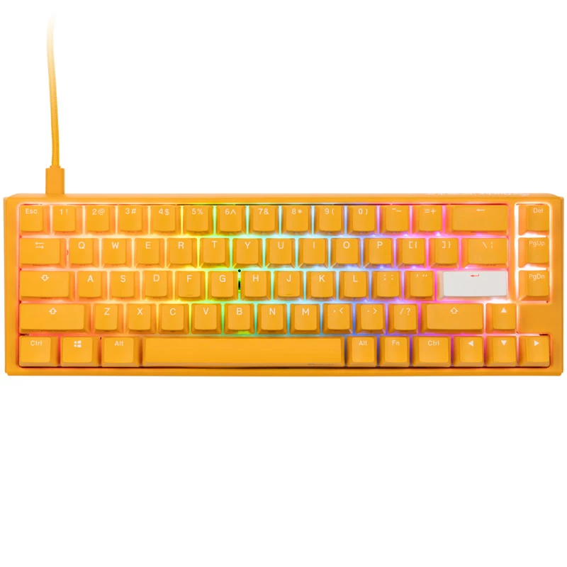 Ducky One 3 geel SF toetsenbord gaming USB QWERTY US-Engels