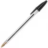 Balpen BIC Cristal zwart – navulbaar? 1 stuk, medium 1,0 mm kogel