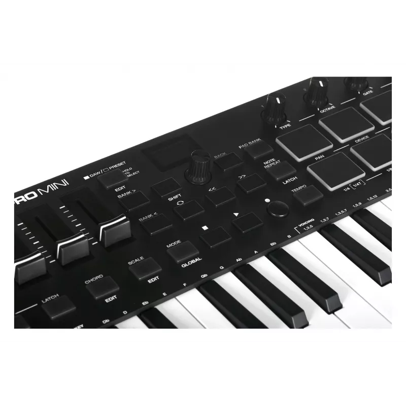 M-AUDIO Oxygen Pro Mini MIDI-toetsenbord 32 toetsen USB zwart