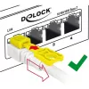 Netwerkkabel DeLOCK 85330 RJ-45 Cat6a 0,5 m wit