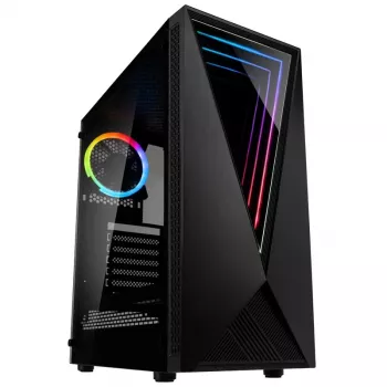 Kolink VOID RGB tower-behuizing zwart LED-ventilator venster stoffilter PC E