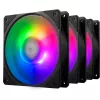 Set met 3 COOLER MASTER-VENTILATOREN Mobius 120P ARGB