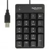 Numeriek toetsenblok DeLOCK 12481 universeel USB zwart