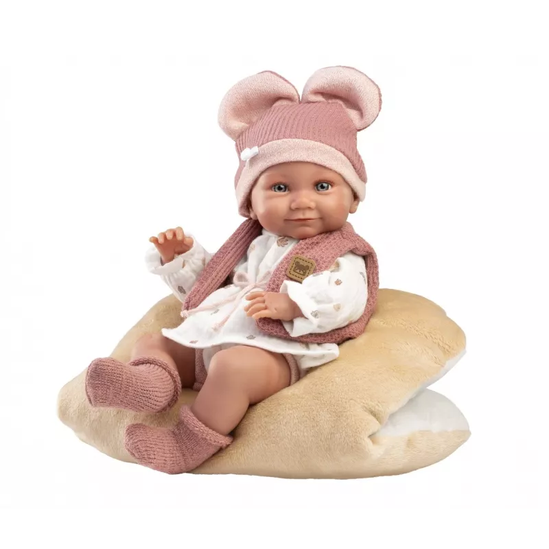 Pop Llorens 40 cm babyvinyl met realistische kenmerken en zachte lichaam