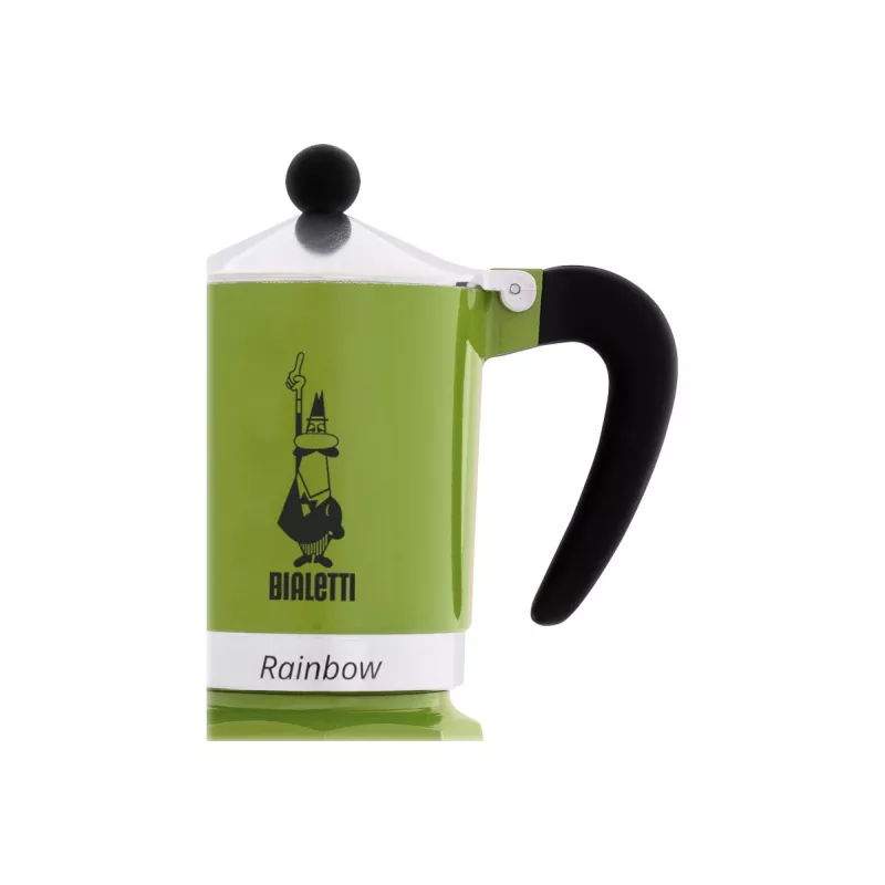 Bialetti Rainbow mokakan zwart, groen