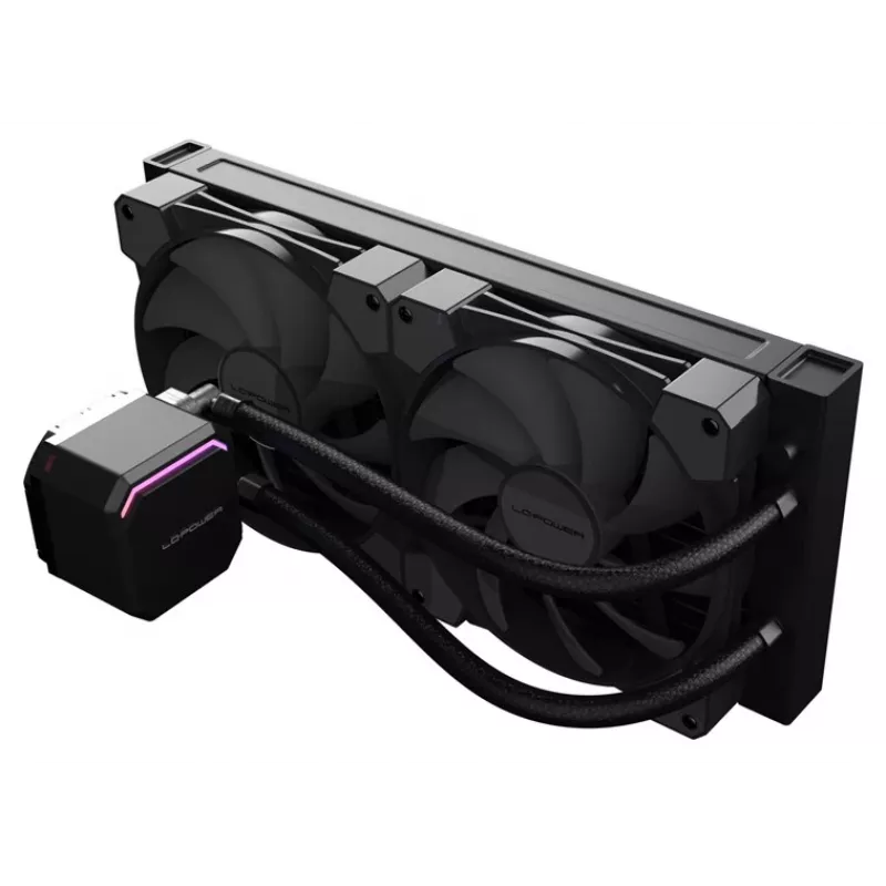 All-in-one-vloeistofkoeler LC-Power LC-CC-240-B 12 cm zwart