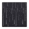 Decoratieve afdekking voor Sonoff T5-3C-86 touch-schakelaar — sterrenpatroon, wandplaat