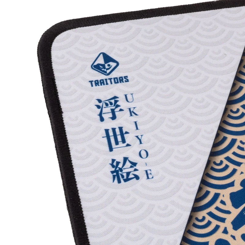 Muispad Traitors UKIYO-E Speed (TRDUKI35M) — wrijvingsarm oppervlak, rechthoekige gaming-mat