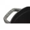 Cocotte Staub 20 cm grijs gietijzer