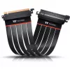 Thermaltake AC-058-CO1OTN-C1 PCIe 4.0 x16 riser-verlengkabel, 0,3 m, zwart