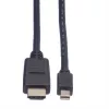 Mini DisplayPort-kabel VALUE Mini DP-HDTV M/M 3 m