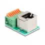 DeLOCK 90653 kabeladapter RJ45 8-pins klemmenstrook groen zilver