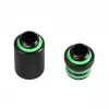 Bitspower Direct-Connect Set recht G1/4 inch AG - extra lang, zwart