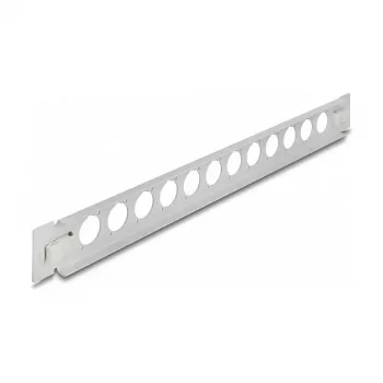 Patchpaneel DeLOCK 19 inch D-type 12 poorten gereedschapsloos grijs