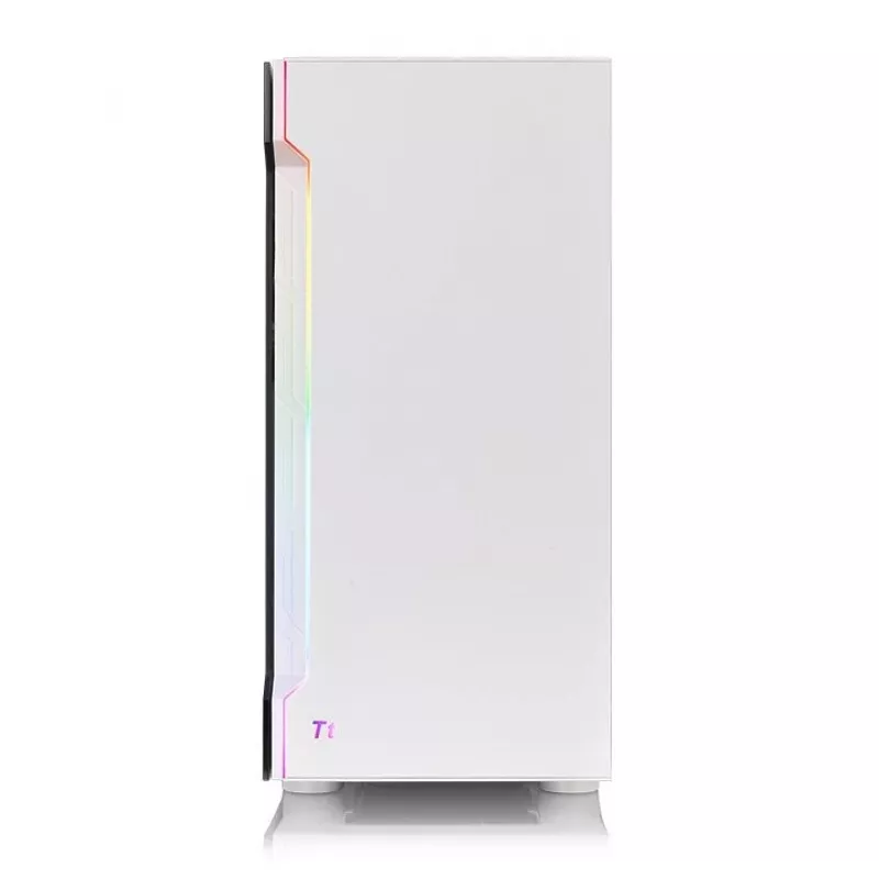 PC-behuizing Thermaltake H200 TG Snow RGB Midi Tower wit