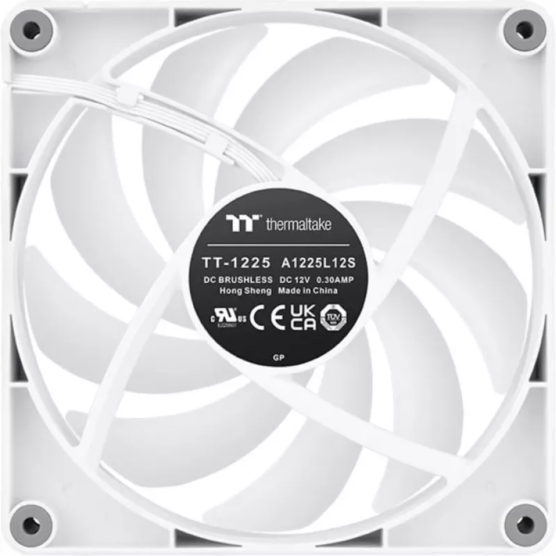 Thermaltake CT120 Reverse ARGB 120 mm wit 2-pack