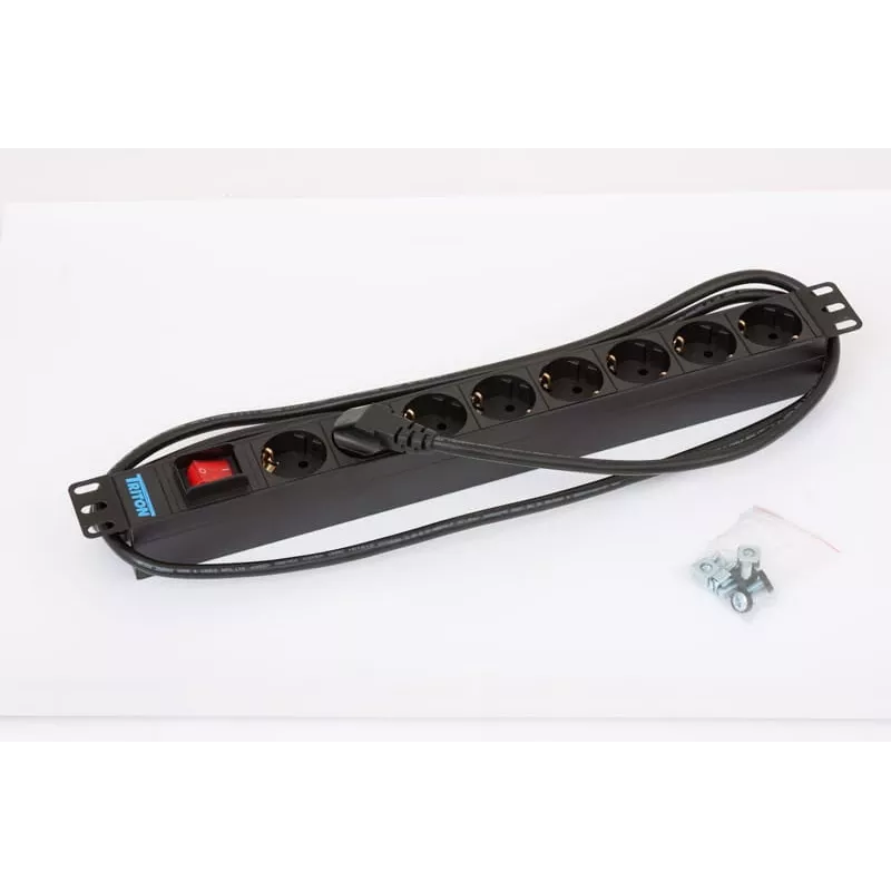 Power Distribution Unit Triton 19 inch PDU 8 AC-uitgangen 16A