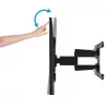 Wandbeugel B-TECH BT8227/B 600x400 voor 75-inch tv, max. belasting 50 kg