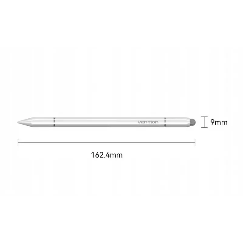 Stylus Vention KQLW0 3-in-1 magnetisch aluminiumlegering, wit, 18,2 g