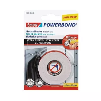 Tesa dubbelzijdig plakband Ultra strong x wit 55791 (55791-00002-04)