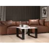MODERN MINI tafel 67x67x40 cm wit/zwart