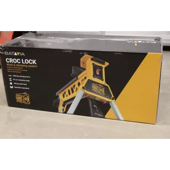 Werkbank en spanstation Batavia B.V. Croc Lock (gebruikt: beschadigde verpakking, krassen op de behuizing)