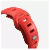 Band Nomad Tempo — rood rubber, 18 mm breed, past op polsen 135–175 mm