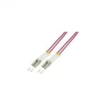 Logilink - patchkabel - LC multi-mode (M) - LC multi-mode (M) - 10 m - glasvezel - 50/125 micrometer - OM4 - halogeenvrij - heidepaars (FP4LC10)
