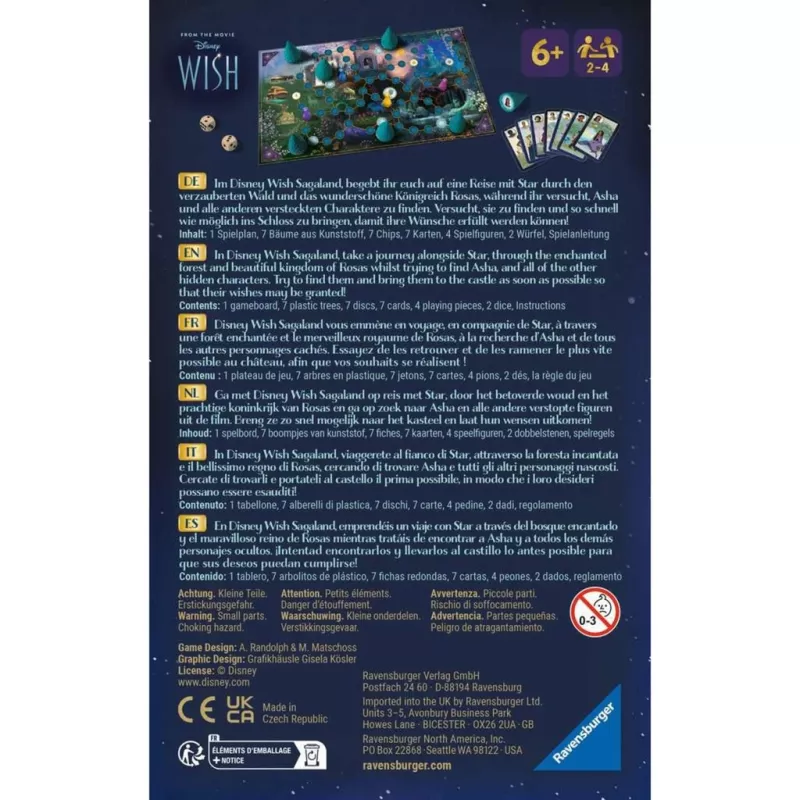 Disney Wish Sagaland, bordspel