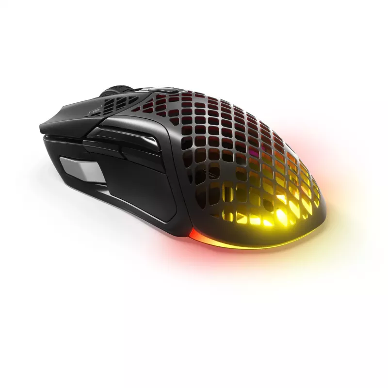 SteelSeries Aerox 5 Wireless gamingmuis, optisch, zwart