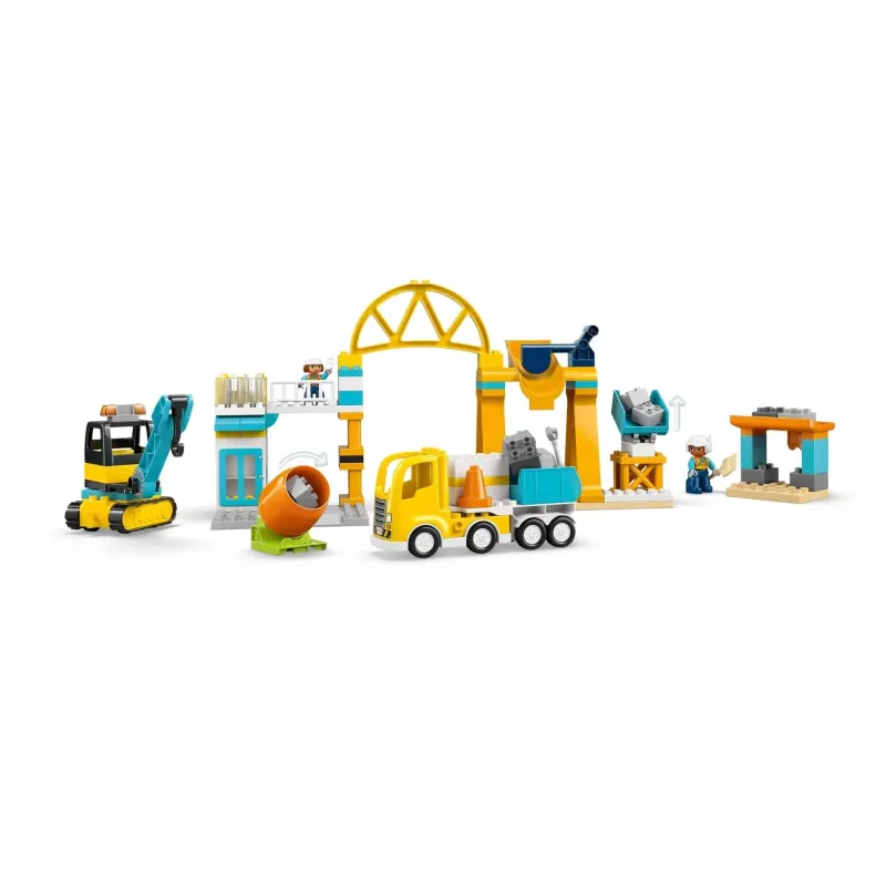 LEGO DUPLO 10476 3-in-1 Bouwplaats en voertuigen