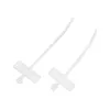 Kabelbinders met labelveld (dwars) - lengte 100 mm - breedte 2,5 mm